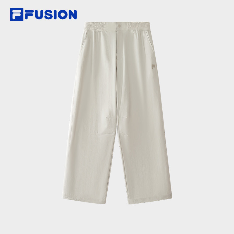 FILA FUSION 斐乐潮牌梭织长裤男2026秋季裤子直口裤T11M635801F