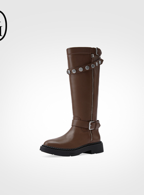 ASH女靴2025秋季欣款MELVIS时尚厚底高筒靴女时装靴AP303L40026