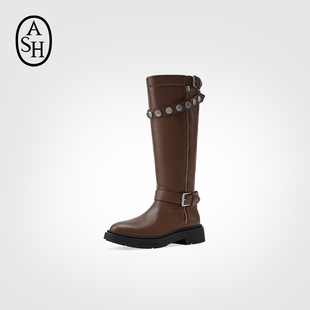 厚底高筒靴女时装 MELVIS时尚 靴AP303L40026 欣款 ASH女靴2025秋季