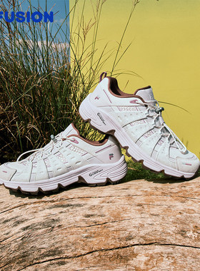 Como X丨章昊同款 FILA FUSION斐乐潮牌女运动休闲鞋T12W611531F