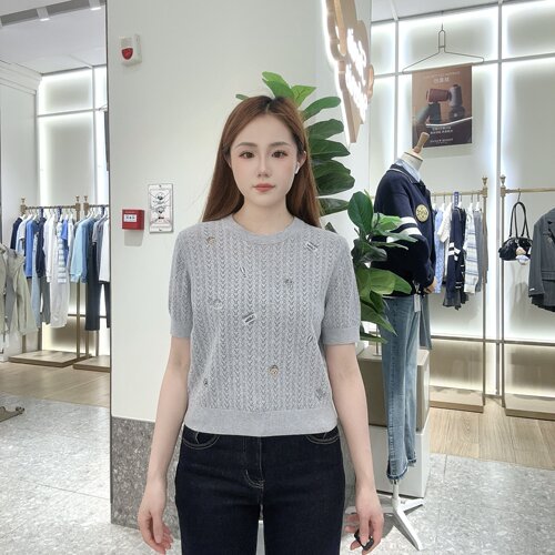 Teenie Weenie小熊女士简约休闲针织衫TTKW2624C1K