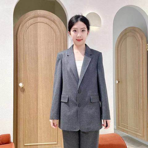 伊芙丽女士时尚简约西装外套1FA210561G