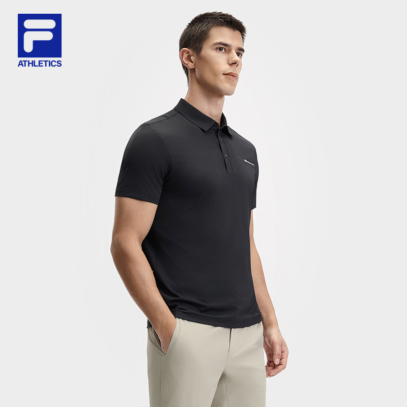 FILA 斐乐官方男士短袖POLO衫2025夏季基础针织上衣A61M621199A