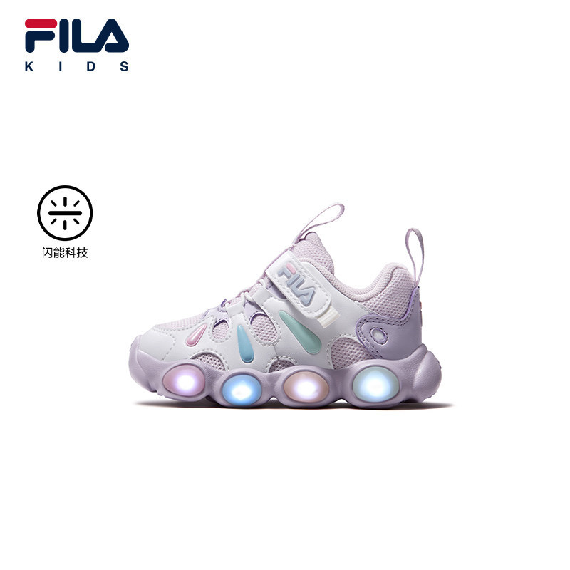 FILA KIDS斐乐童鞋儿童闪灯鞋2026秋新款男女婴鞋K13G631602