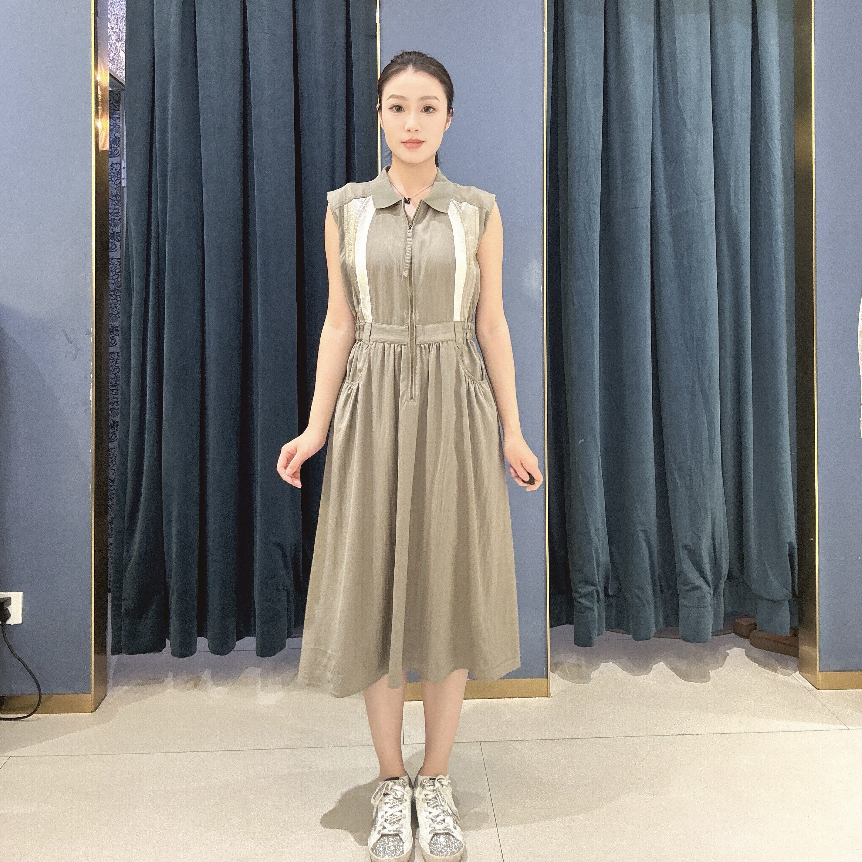 谜底女士时尚气质连衣裙262ML0669