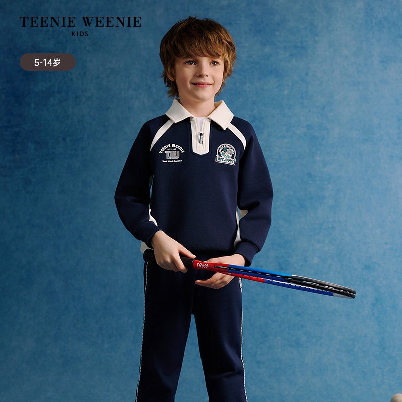 TeenieWeenie Kids小熊童装男童休闲套头卫衣