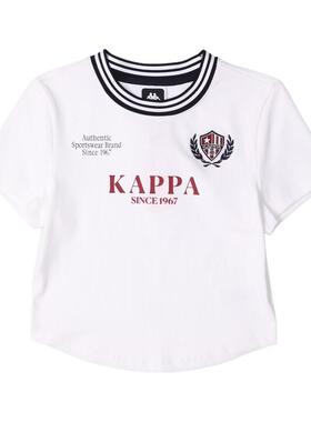 Kappa背靠背2025女款夏季运动休闲短袖T恤K0F42TD02