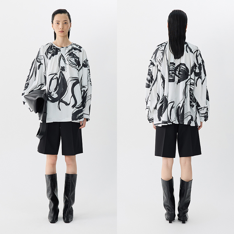 JNBY/江南布衣衬衫圆领5P2214730