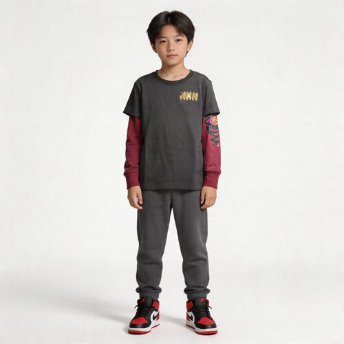 JORDANJORDAN乔丹儿童春秋长袖T恤JDB-FW-C126