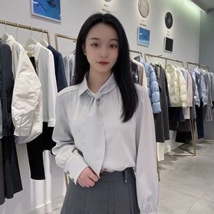 3EA122341 诗凡黎 女士简约优雅衬衫