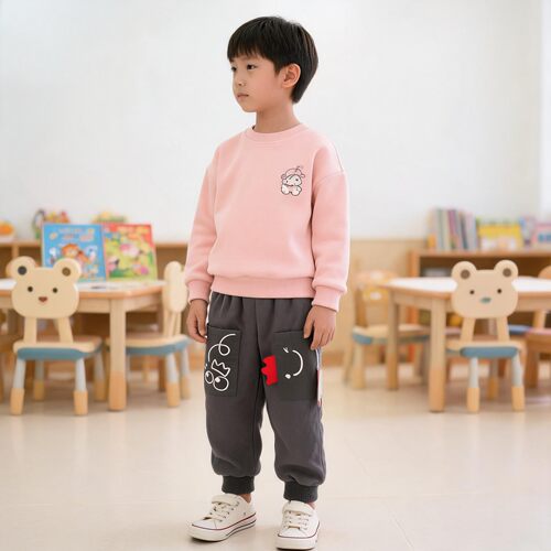 allolugh阿路和如 男童春秋款长裤子ABEB1PT52E