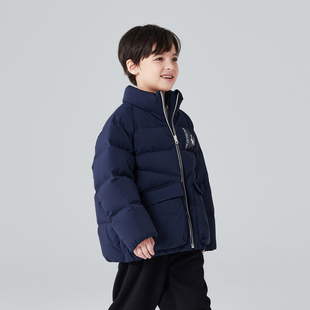 Mitti儿童羽绒服轻盈保暖立领插肩袖鸭绒外套男女童MW47401203