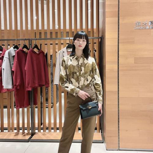 FEIZI菲姿女士时尚气质休闲裤F2F216