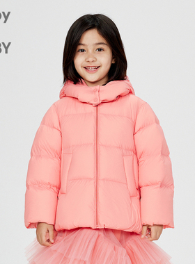 江南布衣童装休闲宽松短款羽绒服轻盈保暖冬男女童儿童1O0C10790
