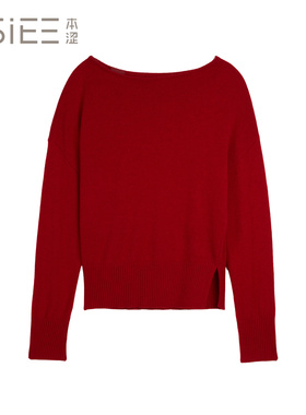 BSiEE本涩 长袖毛衣针织衫