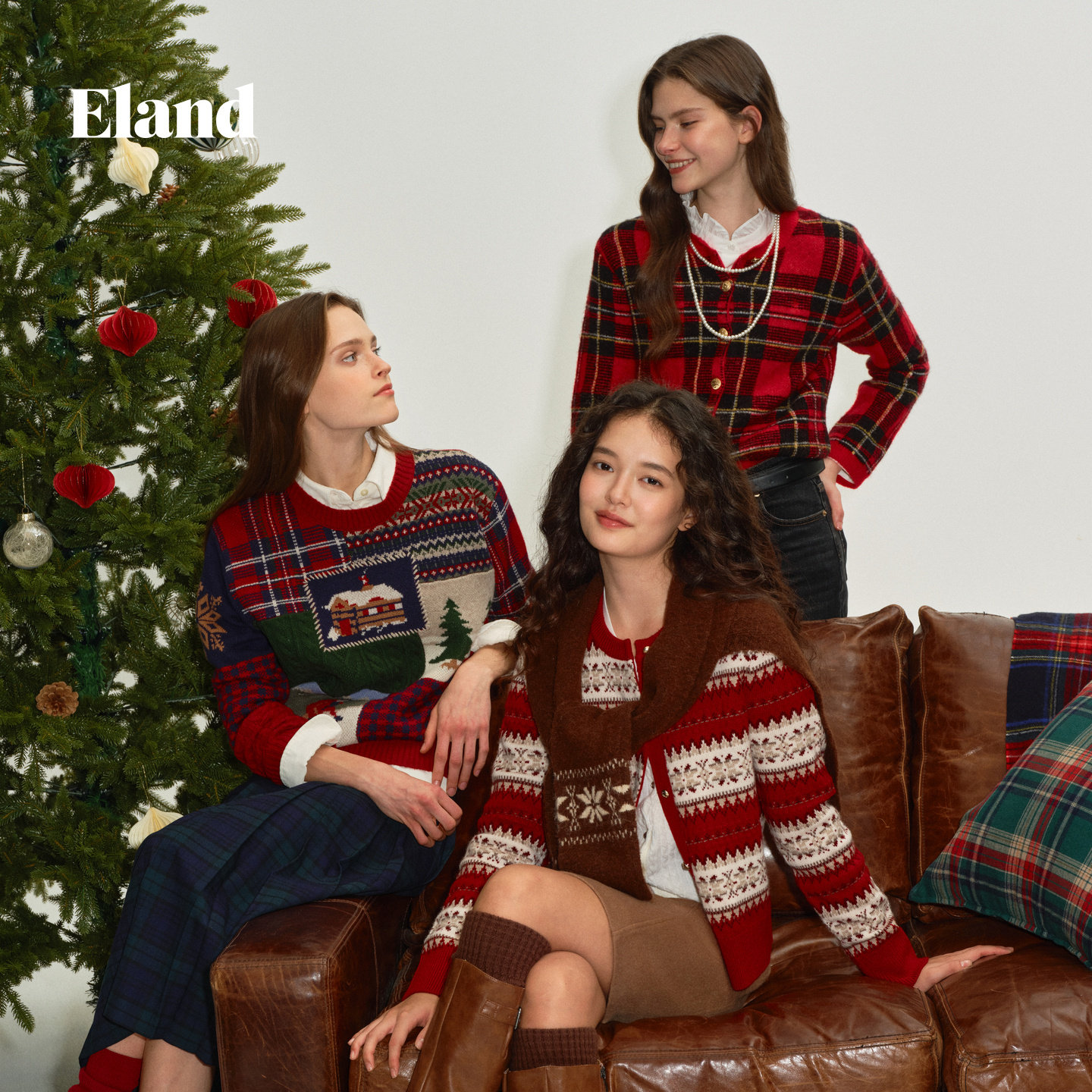 Eland休闲毛衣女