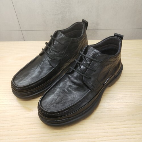 Camel/骆驼男士冬季加绒保暖棉鞋高帮鞋ZQ14W155827