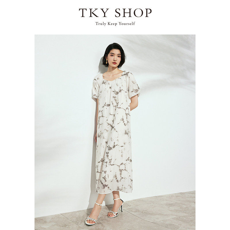 TKY SHOP女士简约宽松连衣裙10H1YA04G106
