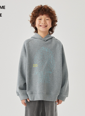 POMME DE TERRE/蓬马套头卫衣AOB411620 24冬装男女儿童大童