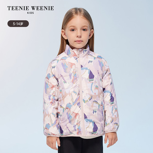TeenieWeenieKids小熊童装秋冬女童可拆三合一羽绒服TKJD244T54A