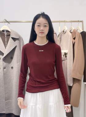 诗凡黎女士简约时尚针织衫3FA701322