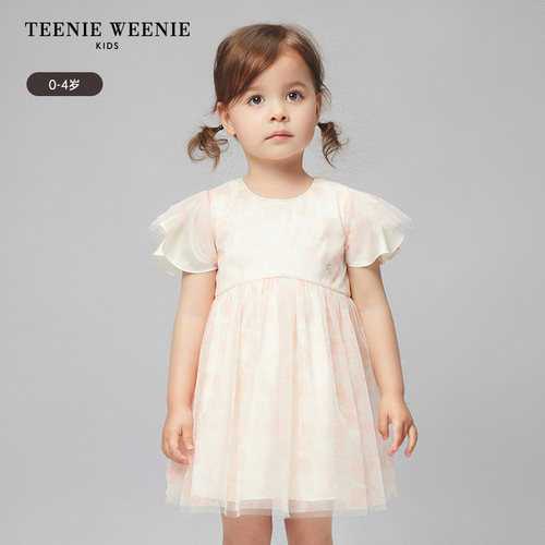 TeenieWeenie Kids小熊童装 女宝宝 连衣裙T0OW242564B