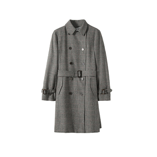 MM/麦檬秋季大衣中长款小个子风衣女5999260361Q