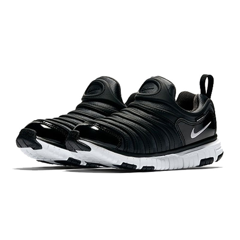 NIKE耐克男女小童鞋DYNAMO FREE PS毛毛虫鞋复刻鞋343738-013