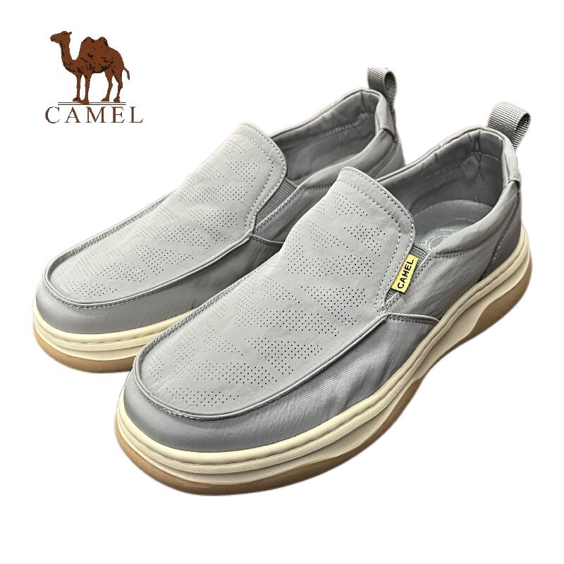 Camel/骆驼男式休闲鞋健步鞋时尚休闲布鞋Q16B391050