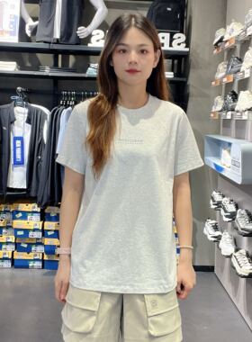 SKECHERS/斯凯奇女士休闲针织短袖T恤衫P325W075-0248