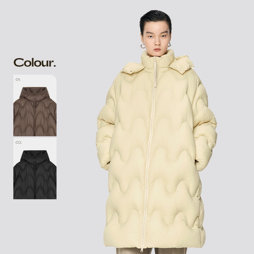 【波朗尼】JNBY/江南布衣中长款羽绒服5OAC12630