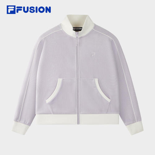 FILA FUSION斐乐潮牌红色长袖外套2026春新年立领上衣T11W615501F
