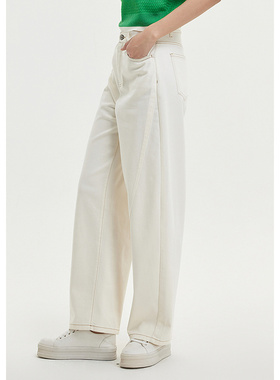 迪赛尼斯 高腰休闲裤女