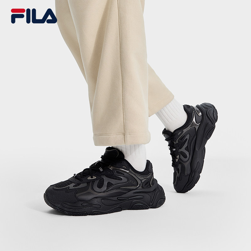 FILA 斐乐官方火星4复古跑鞋2025冬新款情侣老爹鞋男F12M542103F
