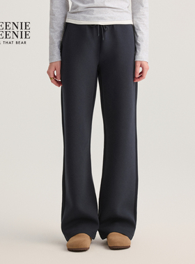 TeenieWeenie小熊女装休闲裤秋休闲简约舒适宽松卫裤TTTM254902P