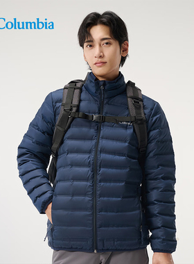 哥伦比亚羽绒服男24秋冬户外650蓬热压防跑绒轻薄羽绒外套WE9860