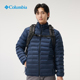 哥伦比亚羽绒服男24秋冬户外650蓬热压防跑绒轻薄羽绒外套WE9860