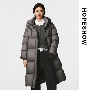 HOPESHOW 羽绒服89124420914 红袖