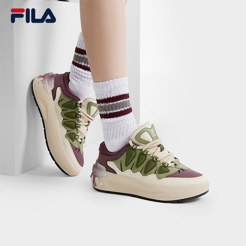 FILA 斐乐官方女鞋CARROT摩登板鞋2024秋新萝卜鞋厚底F52W531298F