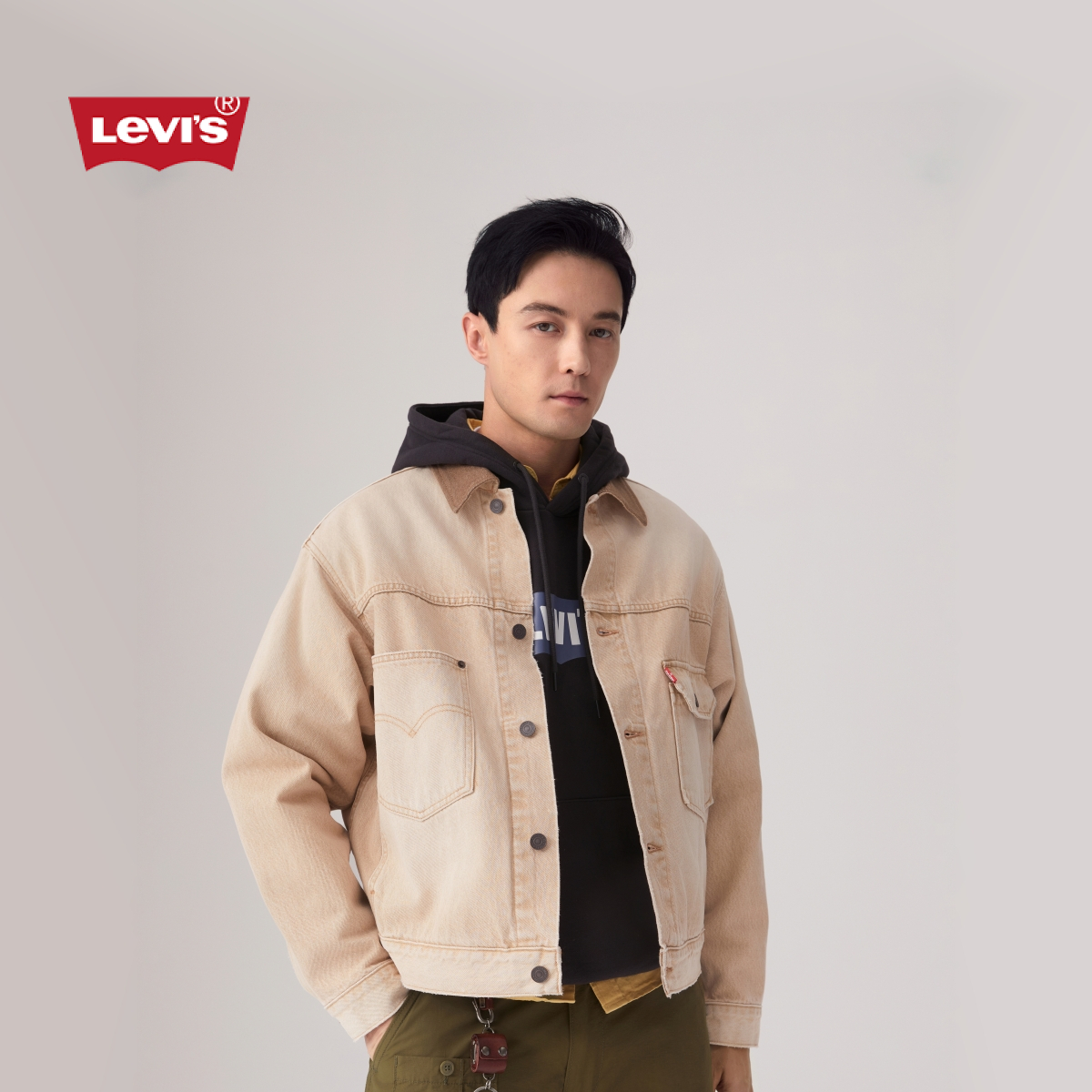 【商场同款】Levi's李维斯25年春季男士牛仔夹克外套003MK-0001