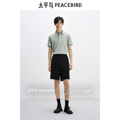 太平鸟男士宽松短袖POLO衫B1COF2413