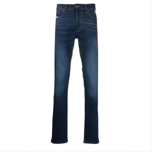 DIESEL迪赛 男士牛仔裤 纯色系扣中腰 00SID9-0ELAW