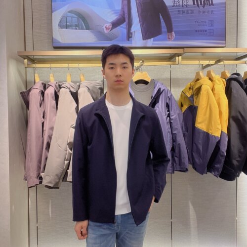 雅戈尔男士时尚休闲夹克YJJK410212FLA