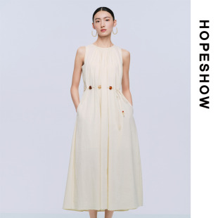 HOPESHOW/红袖连衣裙89325131605