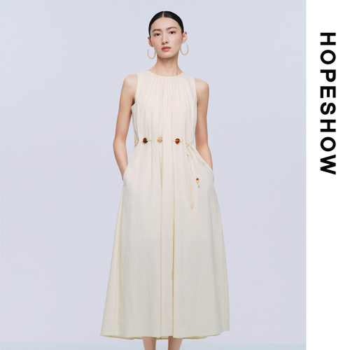 HOPESHOW/红袖连衣裙89325131605
