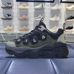 FILA斐乐2025冬男女豌豆鞋时尚运动老爹鞋F12W541114F
