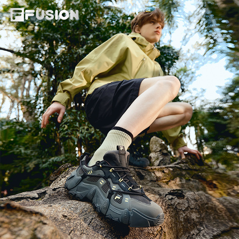 山脉鞋丨2026夏季新款 FILA FUSION 斐乐潮牌男休闲鞋T12M621517B