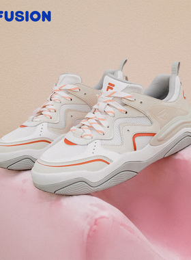 KICK 3丨章昊同款 FILA FUSION斐乐情侣板鞋2025新款T12W532904F