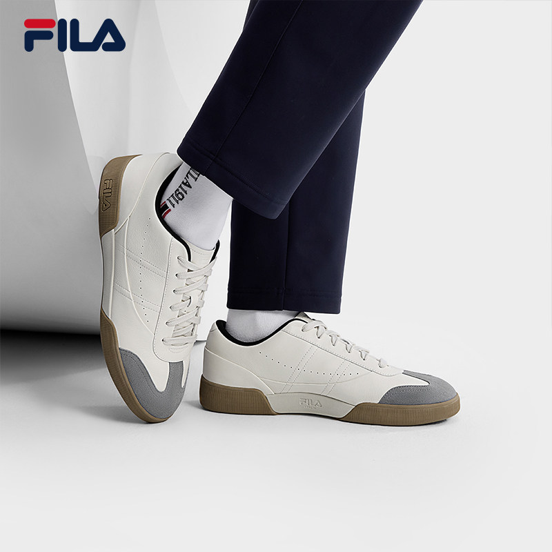 F-ELEGN|FILA 斐乐官方男情侣板鞋2026春小白鞋F12M612217F