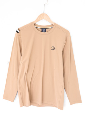 德鲨男士休闲简约长袖T恤L2T52101